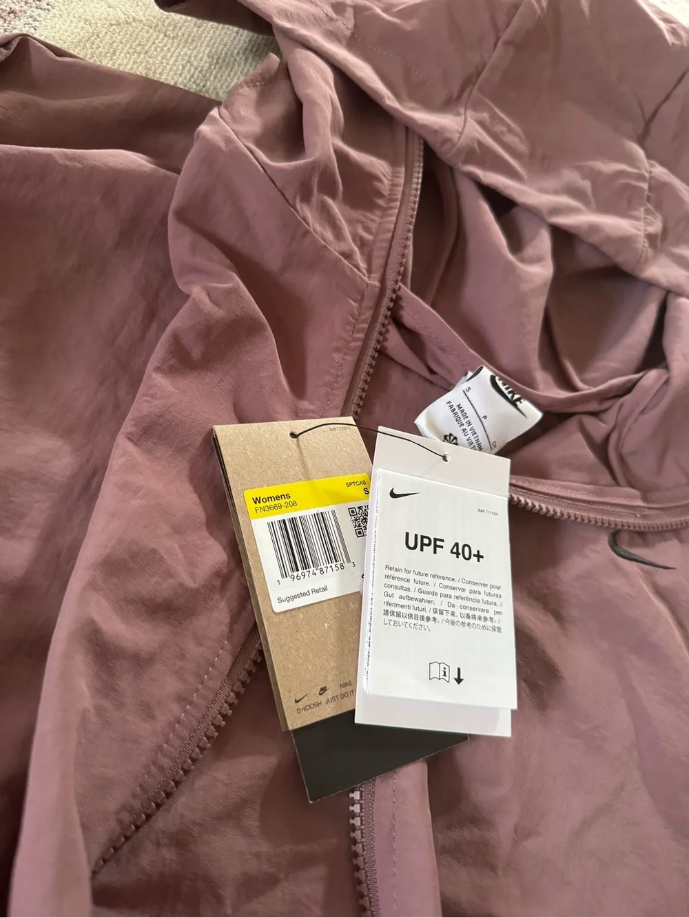 Nike Women’s Mauve Utility Windbreaker Jacket